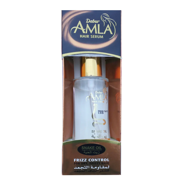 Dabur Amla Snake Oil Hair Serum - Frizz Control for Dry & Frizzy Hair (50 ml)