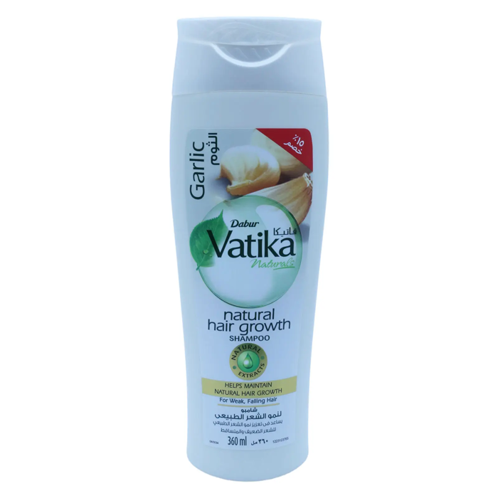 Vatika Naturals Natural Hair Growth Shampoo - Garlic360ml