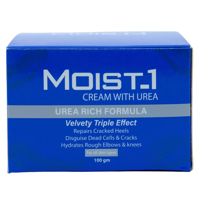 MOIST.1 Cream with Urea - Urea Rich Formula  100 gm