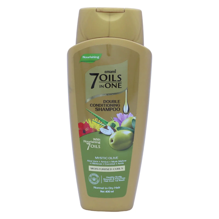 Emami 7 Oils in One Double Conditioning Shampoo Mystic Olive.400 ml