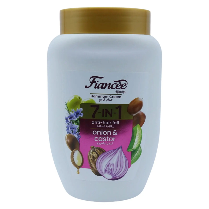 Fiancée Hammam Cream 7-in-1 Anti-hair fall Onion & Castor 950 ml