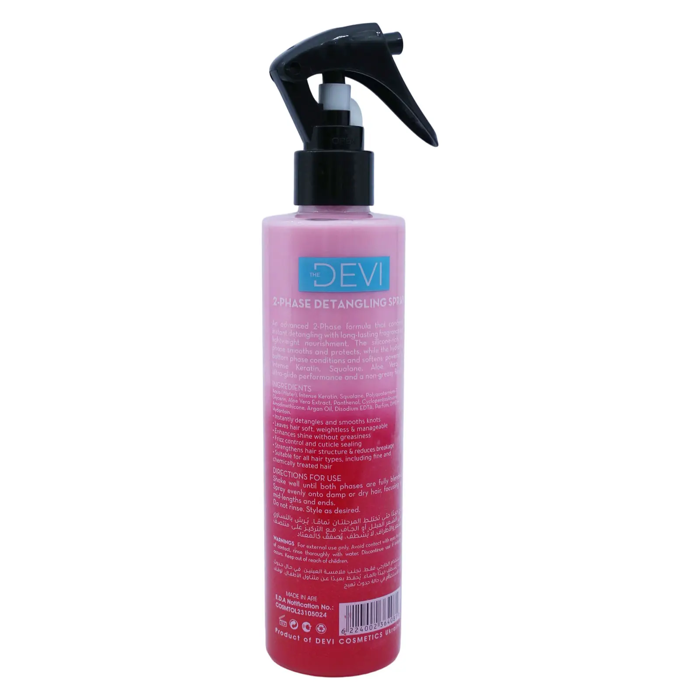 The DEVI 2-Phase Detangling Spray,  with Keratin and Squalane 250 ml - 2