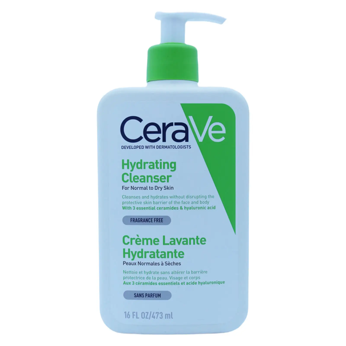 CeraVe Hydrating Cleanser For Normal to Dry Skin (473ml)