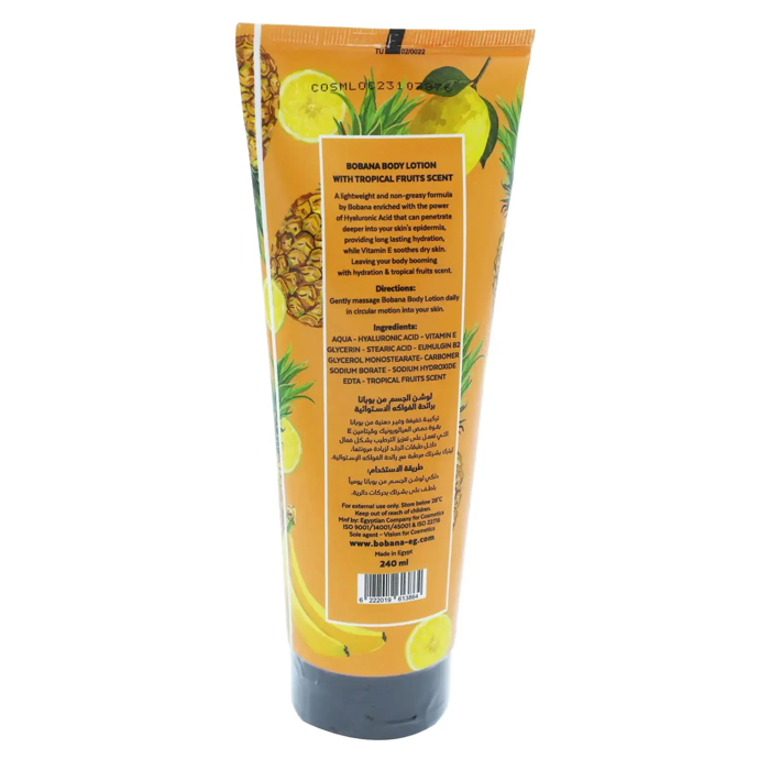 Bobana Tropical Fruits Body Lotion - Ultimate Hydration & Long Lasting Scent240 ml - 2