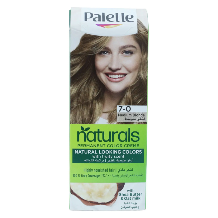 Palette Permenant Natural Colour 7-0 Medium Blonde
