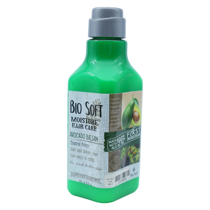 bio soft moisturizer hair care Avocado balsam 490 ml - 2