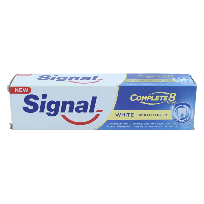 Signal Complete 8 White with Zinc Mineral Toothpaste 75 ml