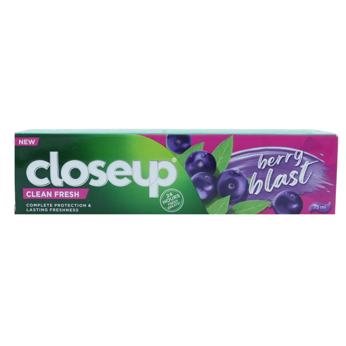 Closeup Clean Fresh Toothpaste, Berry Blast, complete protection & lasting freshness(75ml)