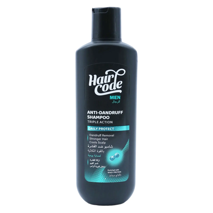 Hair Code Anti-Dandruff Shampoo Triple Action For Men (170 ml)