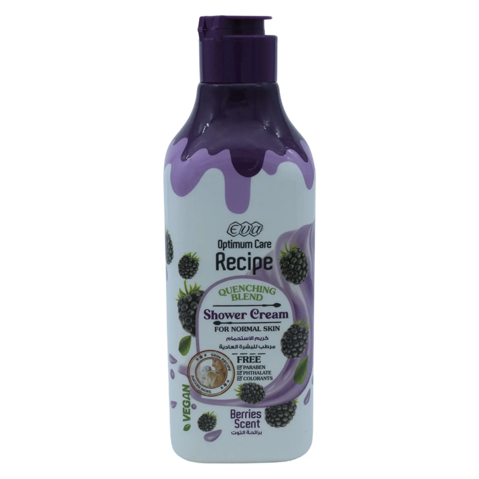 Eva Optimum Care Recipe Quenching Blend Shower Cream - Berries Scent (370 ml)