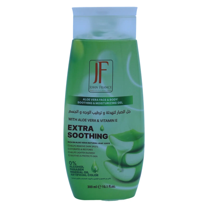 JOHN FRANCE ALOE VERA FACE & BODY SOOTHING & MOISTURIZING GEL 300ml