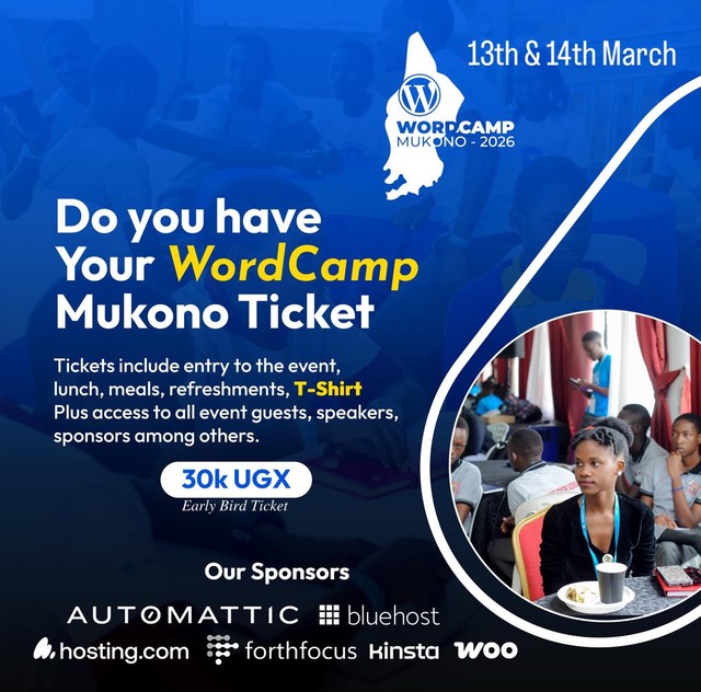 WordCamp Mukono 2026 image