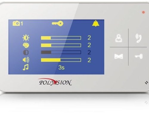 PVD-4S v.7.4: Монитор домофона цветной с функцией свободные руки