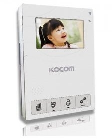 KCV-434SD (белый): Монитор видеодомофона цветной