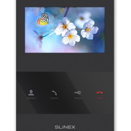 SQ-04M (черный): Монитор домофона цветной