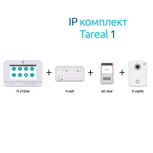 TAREAL 1: Комплект IP-видеодомофона