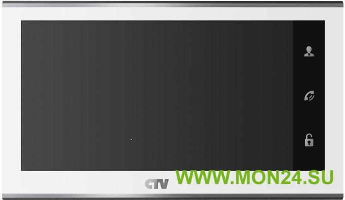 CTV-M2702MD (цвет белый): Монитор домофона цветной с функцией свободные руки