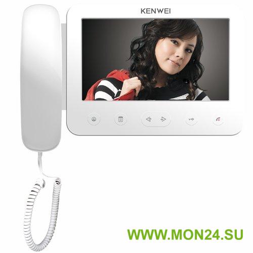 KW-E705FC-W200 (белый): Монитор видеодомофона цветной