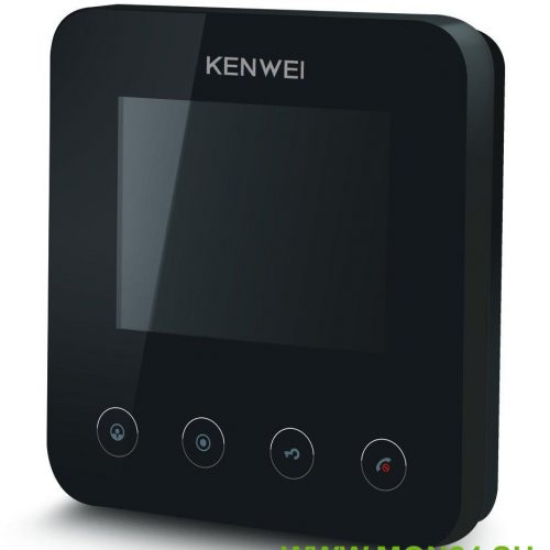 KW-E401FC (черный): Монитор видеодомофона цветной