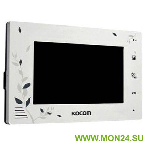 KCV-A374LE (белый): Монитор видеодомофона цветной с функцией свободные руки