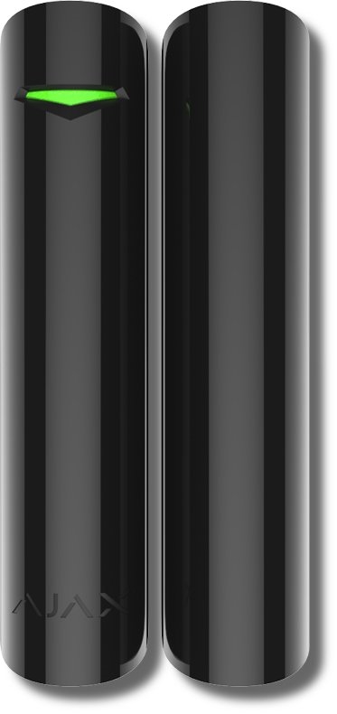 Ajax DoorProtect Plus (black): Извещатель охранный точечный магнитоконтактный радиоканальный