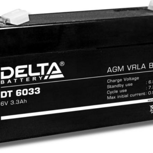 Delta DT 6033: Аккумулятор герметичный свинцово-кислотный