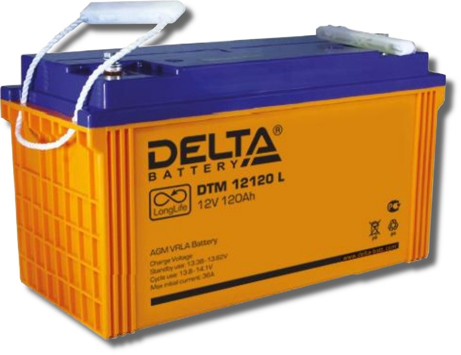 Delta DTM 12120 L: Аккумулятор герметичный свинцово-кислотный