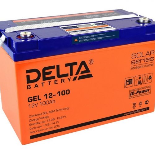 Delta GEL 12-100: Аккумулятор герметичный свинцово-кислотный