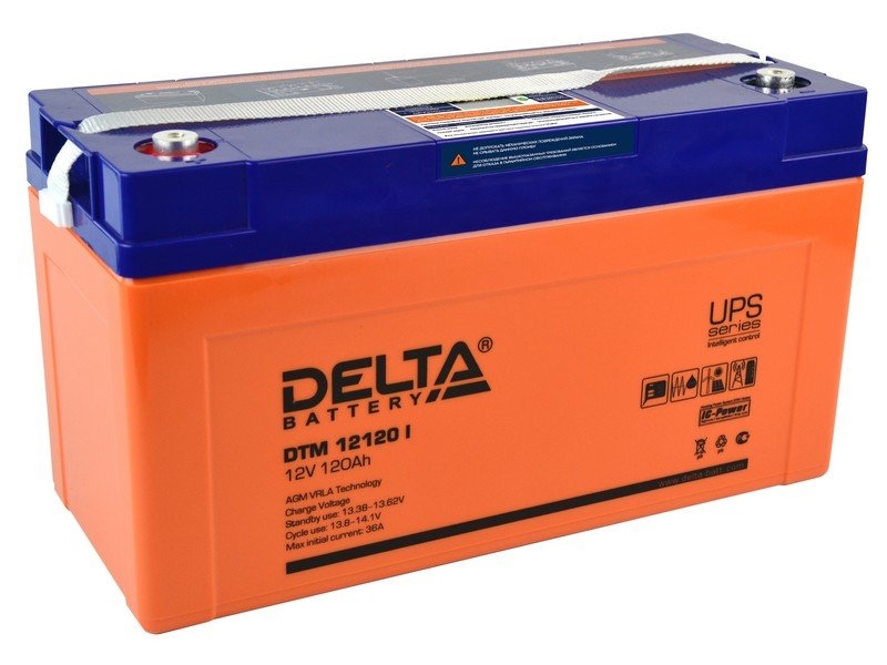 Delta DTM 12120 I: Аккумулятор герметичный свинцово-кислотный