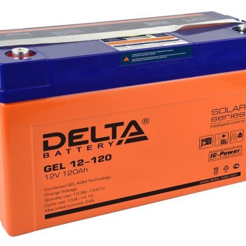 Delta GEL 12-120: Аккумулятор герметичный свинцово-кислотный