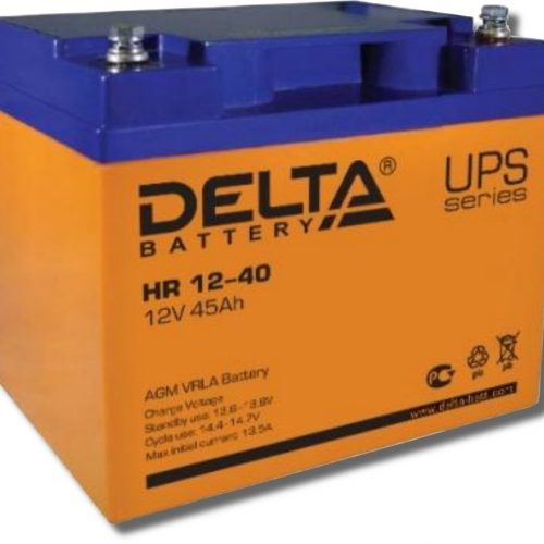 Delta HR 12-40 L: Аккумулятор герметичный свинцово-кислотный