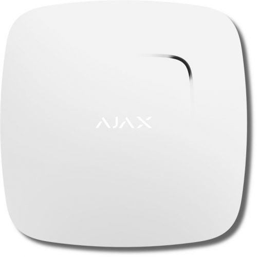 Ajax FireProtect (white): Извещатель пожарный дымо-тепловой радиоканальный с встроенной сиреной