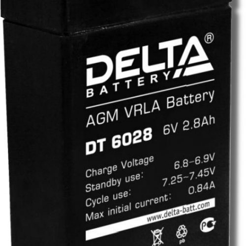 Delta DT 6028: Аккумулятор герметичный свинцово-кислотный