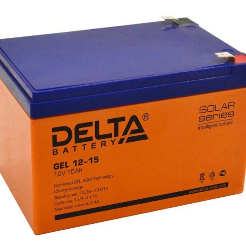 Delta GEL 12-15: Аккумулятор герметичный свинцово-кислотный