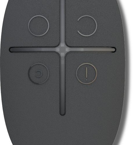 Ajax SpaceControl (black): Брелок 4-х кнопочный с обратной связью