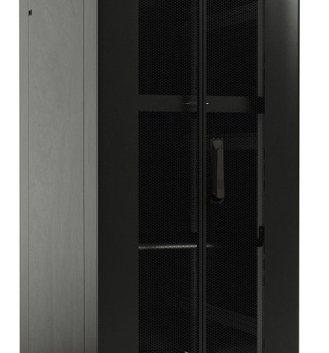 TTB-3266-AS-RAL9004: Шкаф напольный 19-дюймовый, 32U