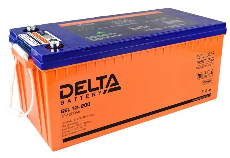 Delta GEL 12-200: Аккумулятор герметичный свинцово-кислотный