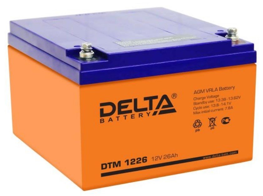 Delta DTM 1226: Аккумулятор герметичный свинцово-кислотный