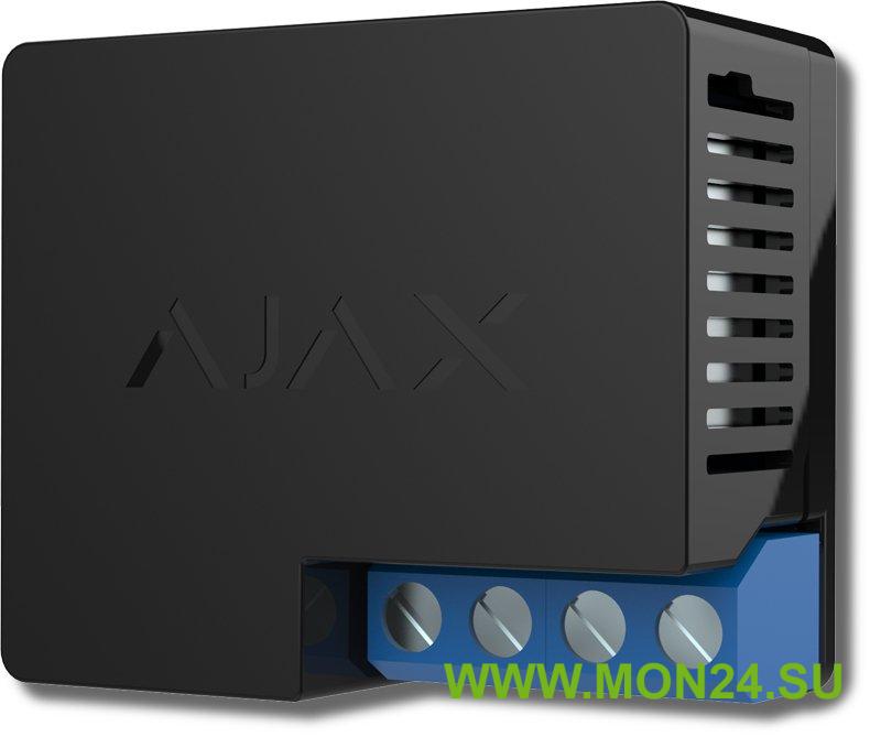 Ajax WallSwitch (black): Блок релейный радиоканальный