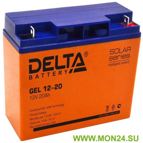 Delta GEL 12-20: Аккумулятор герметичный свинцово-кислотный