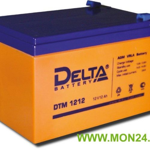 Delta DTM 1212: Аккумулятор герметичный свинцово-кислотный