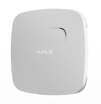Ajax FireProtect Plus (white): Извещатель пожарный дымо-тепловой радиоканальный с встроенной сиреной