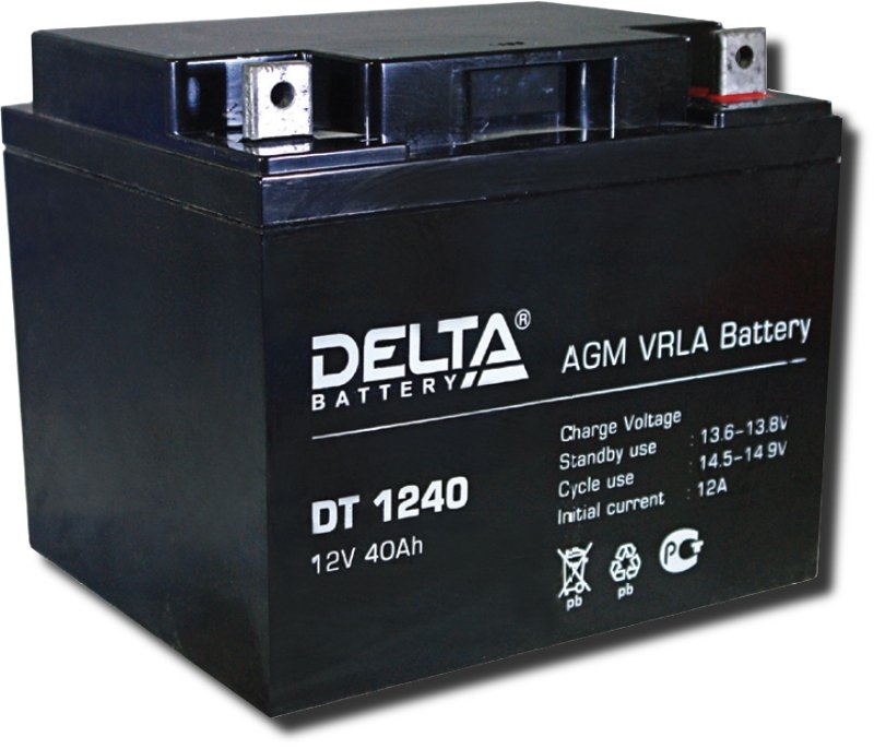 Delta DT 1240: Аккумулятор герметичный свинцово-кислотный
