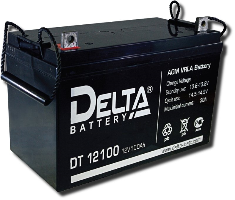 Delta DT 12100: Аккумулятор герметичный свинцово-кислотный