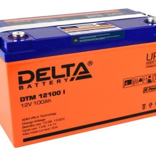 Delta DTM 12100 I: Аккумулятор герметичный свинцово-кислотный