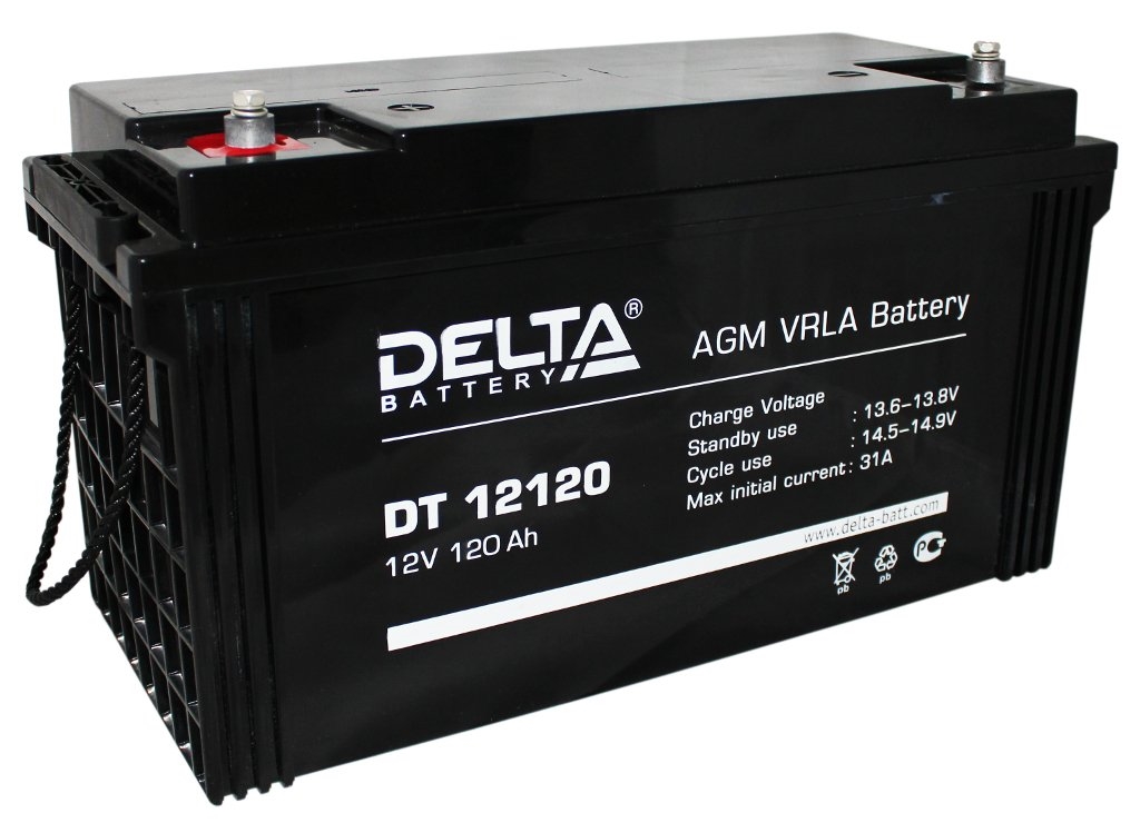 Delta DT 12120: Аккумулятор герметичный свинцово-кислотный