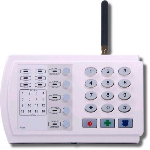 Контакт GSM-9N с внешней антенной (Контакт GSM-9 (версия 2)): Прибор приемно-контрольный с контроллером TM
