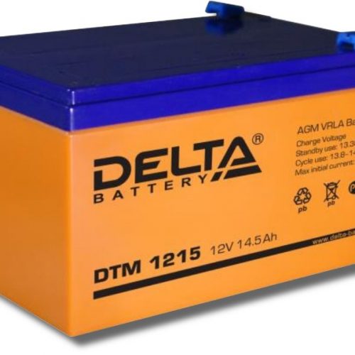 Delta DTM 1215: Аккумулятор герметичный свинцово-кислотный