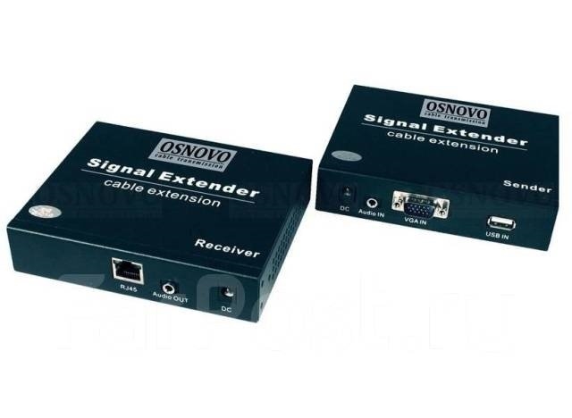 TLN-VKM/1+RLN-VKM/1: Удлинитель VGA, аудио-сигналов