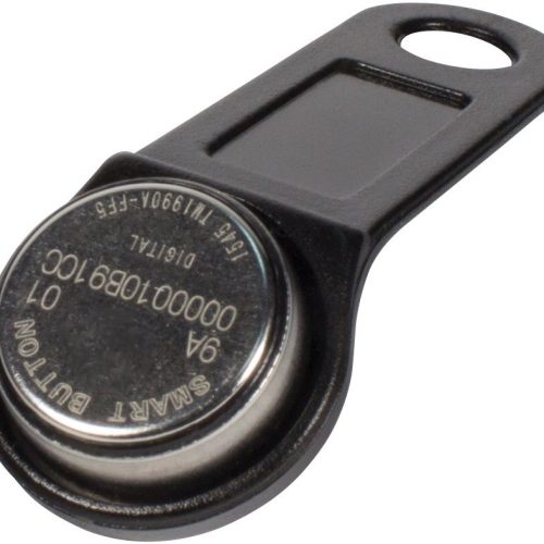 DS 1990А-F5 (черный): Ключ электронный Touch Memory с держателем